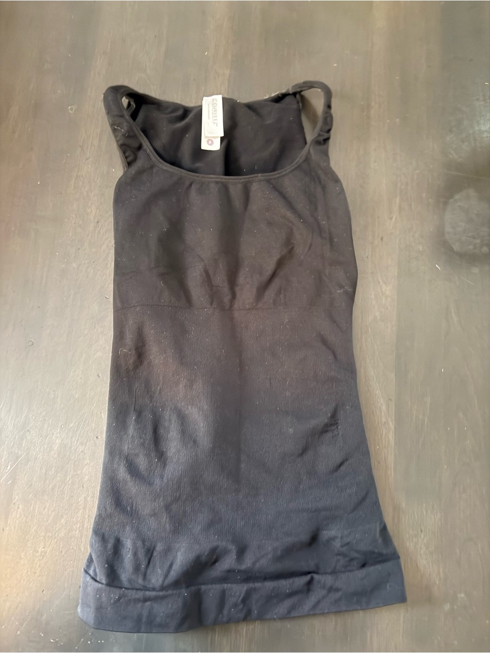 Curves Black Tank Top Shapewear